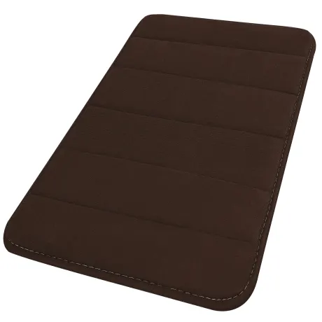 PiccoCasa- Memory Foam Velvet Bathroom Floor Mat, 24" x 16"