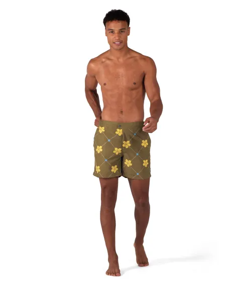 Coast Clothing Co. - Sydney Swim shorts - Olive Grove