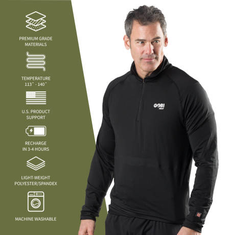 Gobi Heat - Basecamp Men's Heated Base Layer Shirt