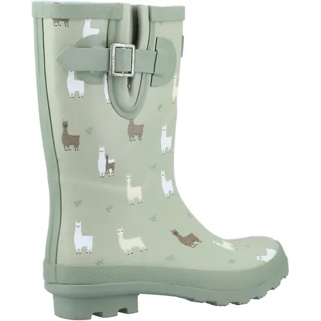 Cotswold - Womens/Ladies Farmyard Sheep Mid Calf Galoshes