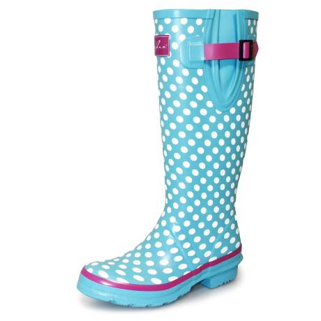 Lunar - Womens/Ladies Polka Dot Galoshes