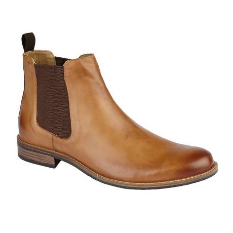 Roamers - Mens Leather Gusset Boots