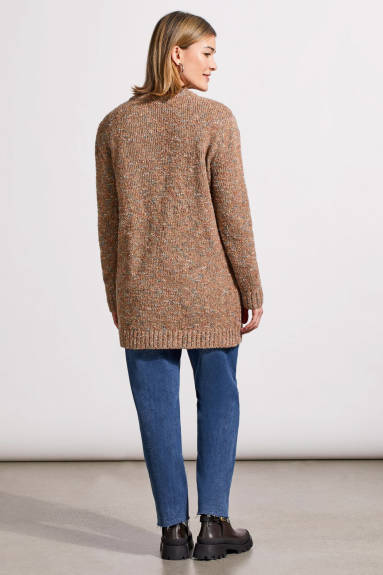 Tribal - Sweater Cardigan With Patch Pockets