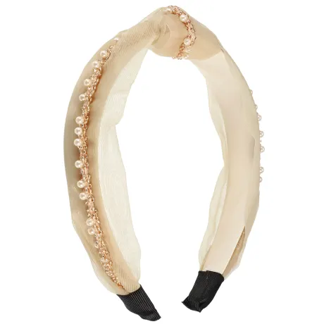 Unique Bargains - Fashion Bead Decor Knotted Headbands