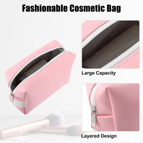 Unique Bargains- Cosmetic Travel Waterproof Pouch Case Toiletry Bag