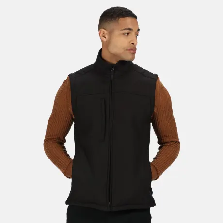 Regatta - Mens Flux Softshell Bodywarmer / Water Repellent Sleeveless Jacket