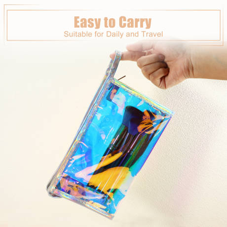 Unique Bargains- Clear Makeup Bag Toiletry Travel Storage PVC