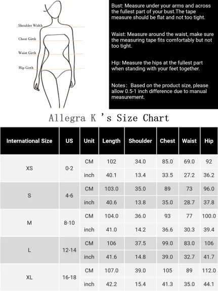 Allegra K- Pencil Sleeveless Knee Length Sheath Dress