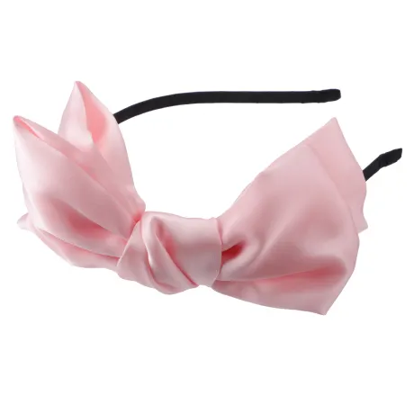 Unique Bargains - Satin Bow Knot Headband Fashion Hairband