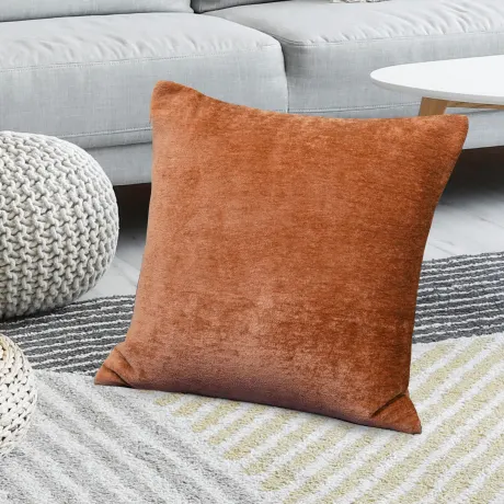 PiccoCasa- taie d’oreiller de canapé déperlant décoratif Chenille douce 18x18 pouces
