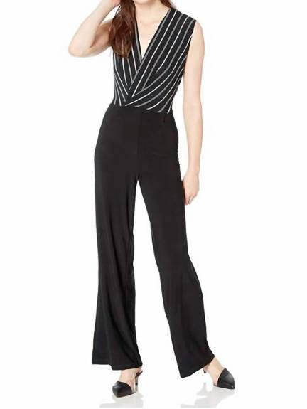 bebe - Women Wrap Sleeveless Cotton Jumpsuit