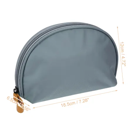 Unique Bargains- Half Moon Shape Travel Makeup Bag