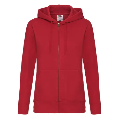 Fruit of the Loom - Womens/Ladies Premium Lady Fit Full Zip Hoodie