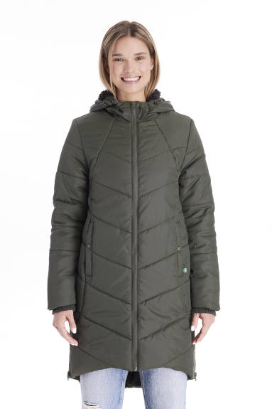 Harper -  3in1 Maternity Coat Cocoon Mid Thigh - Modern Eternity Maternity