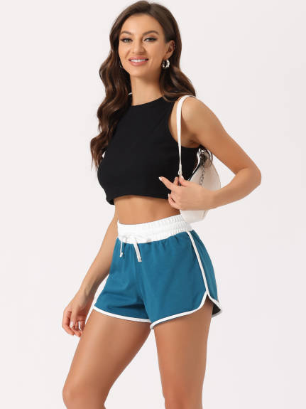 cheibear - Summer Casual Lounge Sweat Shorts