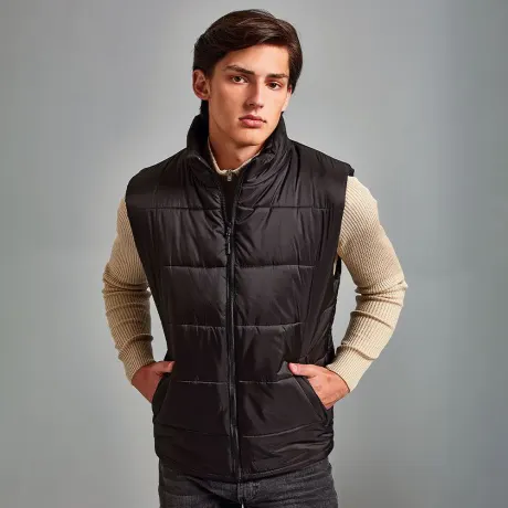 2786 - Mens Plain Padded Bodywarmer Vest / Gilet Jacket