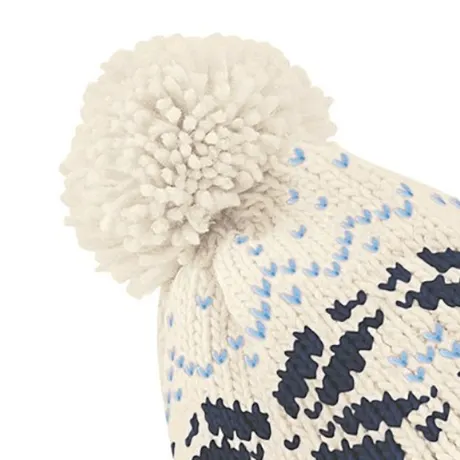 Beechfield - Fair Isle - Bonnet tricoté - Adulte unisexe