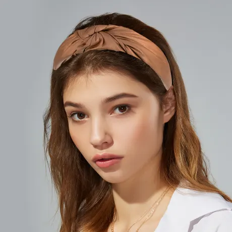 Unique Bargains- Faux Leather Knotted Hairband Headband