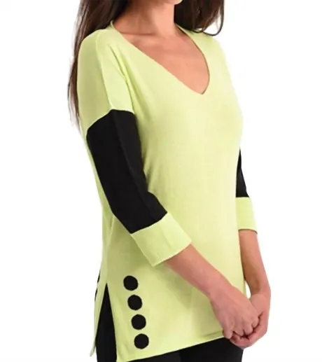 ANGEL - Two-Tone Polkadot Tunic