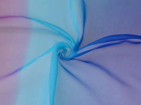 Allegra K- Long Chiffon Gradient Color Wrap Scarf