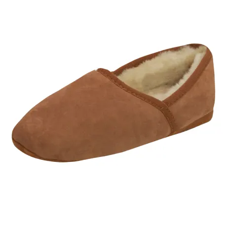 Eastern Counties Leather - Mens Full Sheepskin Turn Slippers