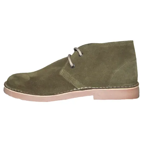 Roamers - Mens Real Suede Round Toe Unlined Desert Boots