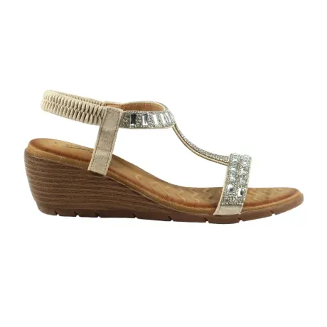 Lunar - Womens/Ladies Macie Wedge Sandals