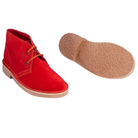 Roamers - Adults Unisex Real Suede Unlined Desert Boots