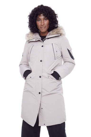 Alpine North Women's - LAURENTIAN | Vegan Down Recycled Long Parka Winter with Faux Fur Hood