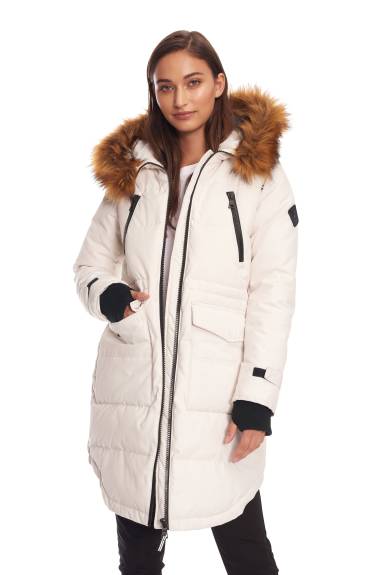 Alpine North - UKON | Parka d’hiver femme recyclée duvet végan à cordons ajustables