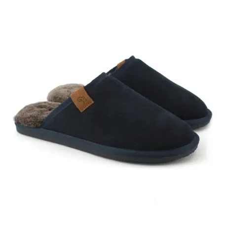 Eastern Counties Leather - Mens Tipped Sheepskin Slippers