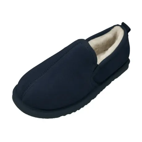 Eastern Counties Leather - Mens Sheepskin Lined Hard Sole Slippers