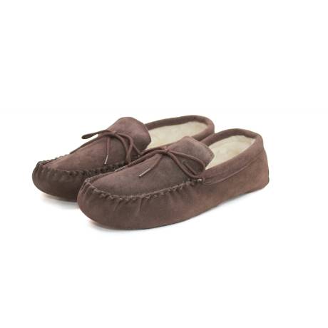 Eastern Counties Leather - Unisex Wool-blend Soft Sole Moccasins