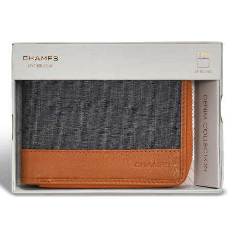 Denim Collection - Leather Zip Around Wallet