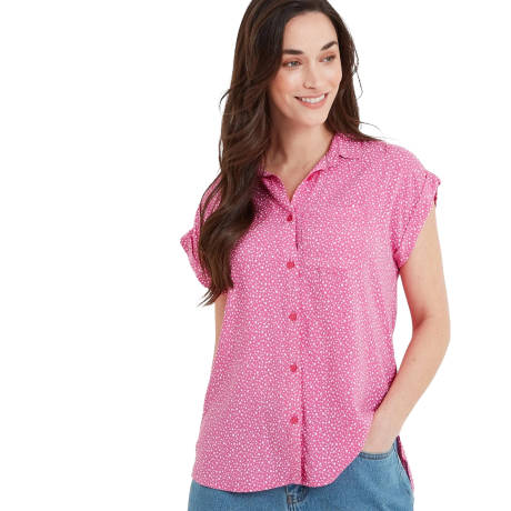 TOG24 - Womens/Ladies Pebble Capped Sleeved Shirt