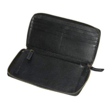 Roots Ladies' Slim Zipper Round Wallet