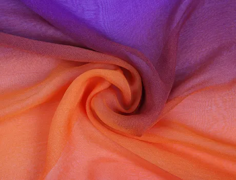 Allegra K- Long Chiffon Gradient Color Wrap Scarf