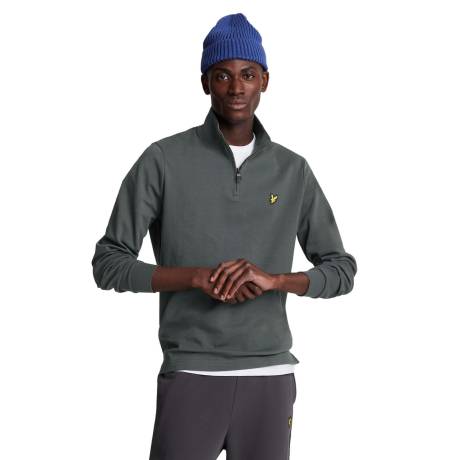 Lyle & Scott - Mens Interlock Quarter Zip Sweater