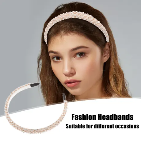 Unique Bargains - Faux Crystal Shiny Headband