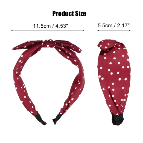 Unique Bargains- 1 Pcs Bowknot Hairband Headband