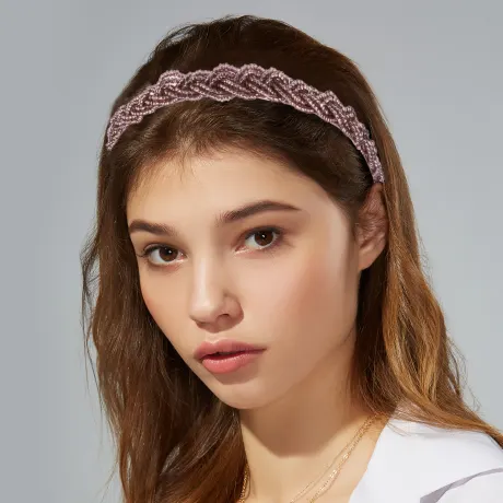 Unique Bargains - Crisscross Beaded Headband