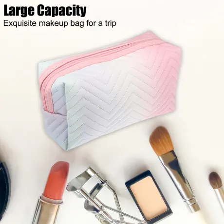 Unique Bargains- Gradient Color Travel Toiletry Makeup Bag