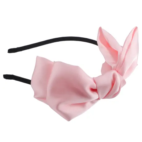 Unique Bargains - Satin Bow Knot Headband Fashion Hairband