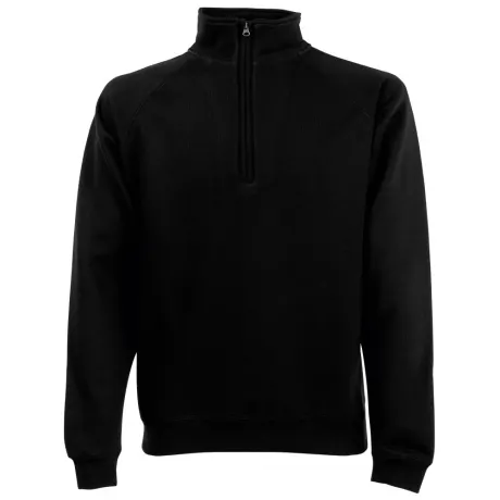 Fruit of the Loom - Mens Zip Neck Sweatshirt Top