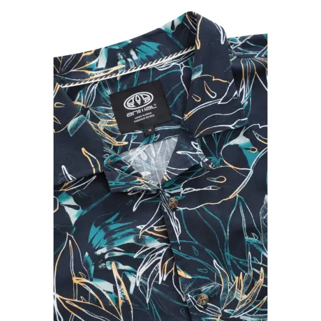 Animal - Mens Will Tropical Leaves Natural Shirt