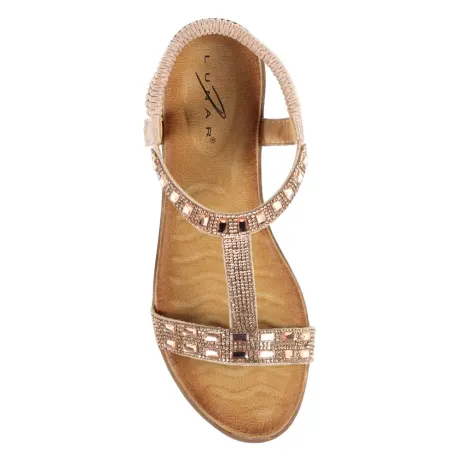 Lunar - Womens/Ladies Macie Wedge Sandals