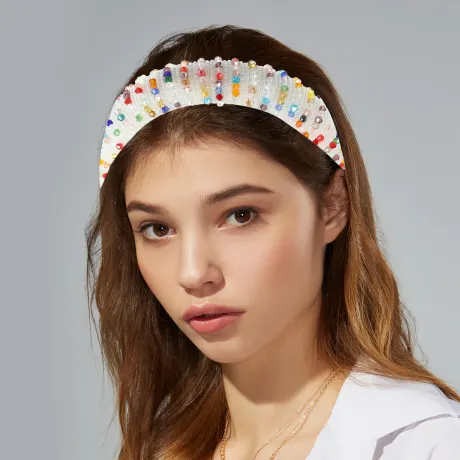 Unique Bargains- Crystal Embellished Rhinestone Bling Hairband