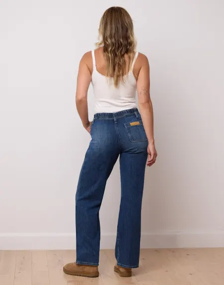 Yoga Jeans- Coupe Très Évasée Taille Classique