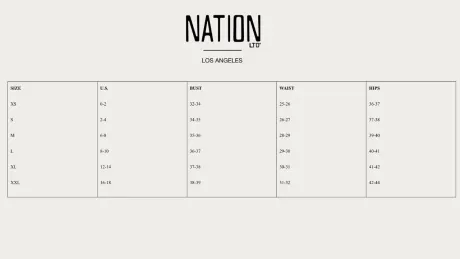 Nation LTD - Marie Boxy Crop Top