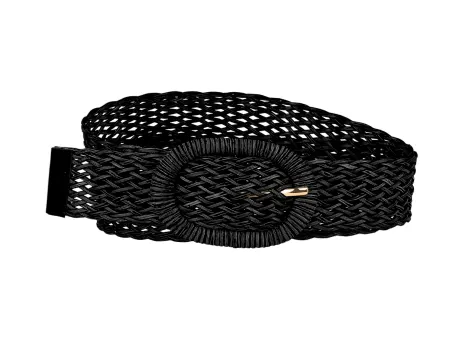 Allegra K- Skinny Braided Woven Waist Belts